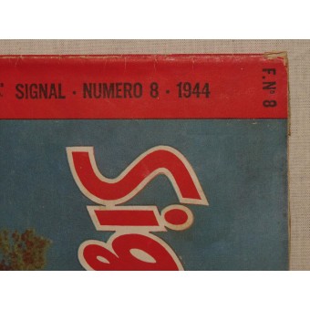 Dans les gorges des Balkans. French language “Signal”, Nr.8, 1944. Espenlaub militaria